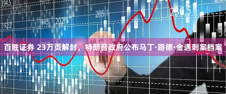 百胜证券 23万页解封，特朗普政府公布马丁·路德·金遇刺案档案