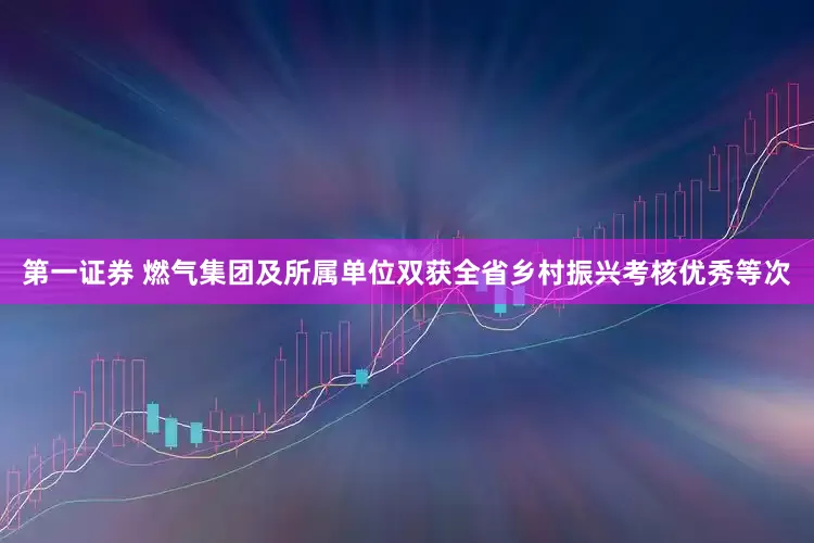 第一证券 燃气集团及所属单位双获全省乡村振兴考核优秀等次