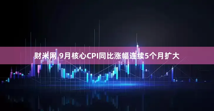 财米网 9月核心CPI同比涨幅连续5个月扩大